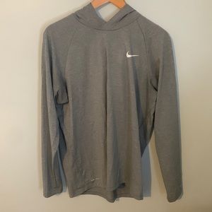 Nike Swim long sleeve tee with hood